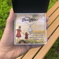 To My Daughter Eternal Hope Necklace Message Card