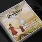 To My Daughter Eternal Hope Necklace Message Card