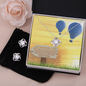 Wanderlust Love Knot Necklace & Earrings Set Template Message Card