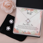 My Valentine Love Knot Necklace Message Card