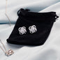 To My Daughter Love Knot Necklace & Earrings Set Message Card