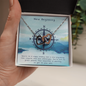 New Beginnings Interlocking Hearts Necklace Message Card