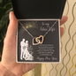 To my Future Wife Interlocking Hearts Necklace Message Card