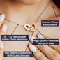 To my Future Wife Interlocking Hearts Necklace Message Card