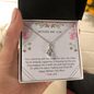 Mother and Son Alluring Beauty Necklace Message Card