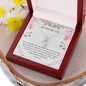 Mother and Son Alluring Beauty Necklace Message Card