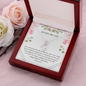 Mother and Son Alluring Beauty Necklace Message Card