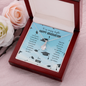 To My Amazing Daughter Alluring Beauty Necklace Message Card