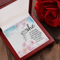 Proverbs 31:25 Alluring Beauty Necklace Message Card