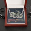 Daddy Motor Works Cuban Chain Necklace Message Card