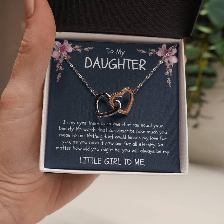 To my daughter interlocking necklace sale