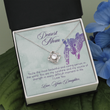 Coolest Mother Love Knot Necklace Message Card