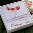 Christmas Eve Alluring Beauty Necklace Message Card