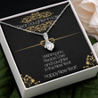 Daughter-In-Law Alluring Beauty Necklace Message Card